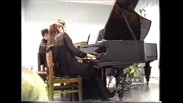 J.S. Bach Siciliana BWV 1031 for piano 6 hands смотреть онлайн