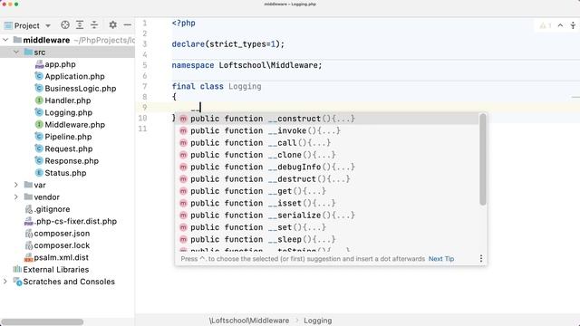 Готовим Middleware в PHP смотреть онлайн