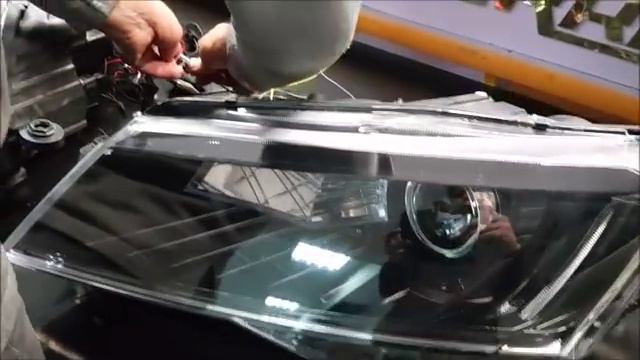 skoda superb far dönüşümü xenon led headlight design center смотреть онлайн