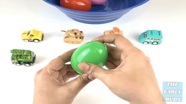 open Surprise eggs filled with surprise Vehicle toys for kids смотреть онлайн