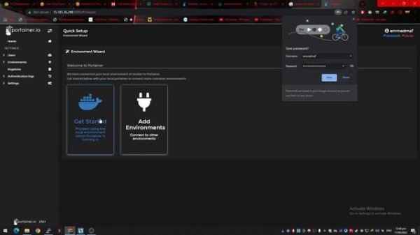 Install Docker , Portainer and add Containers to any Linux VPS or Local machine