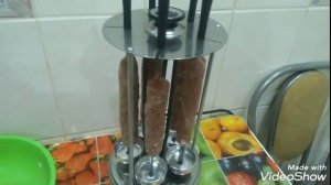 Люля-кебаб на электрошашлычнице.