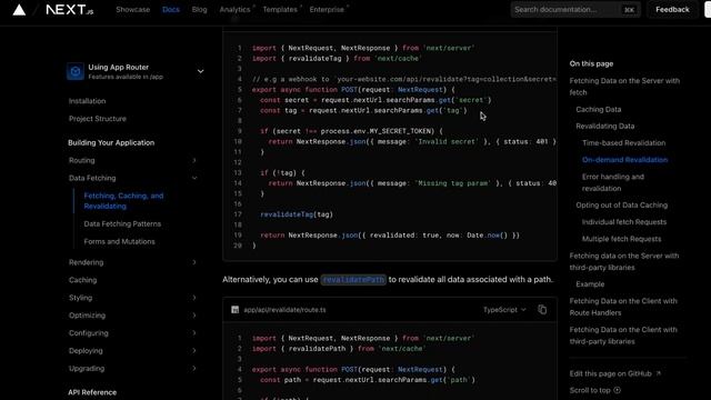 NEXT.JS App Router Official DOCS: Data Fetching - Fetching, Caching, and Revalidating смотреть онлайн