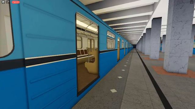 Прибытие и отправление ЕЖ-3 со станции Рязанский Проспект (Roblox) смотреть онлайн
