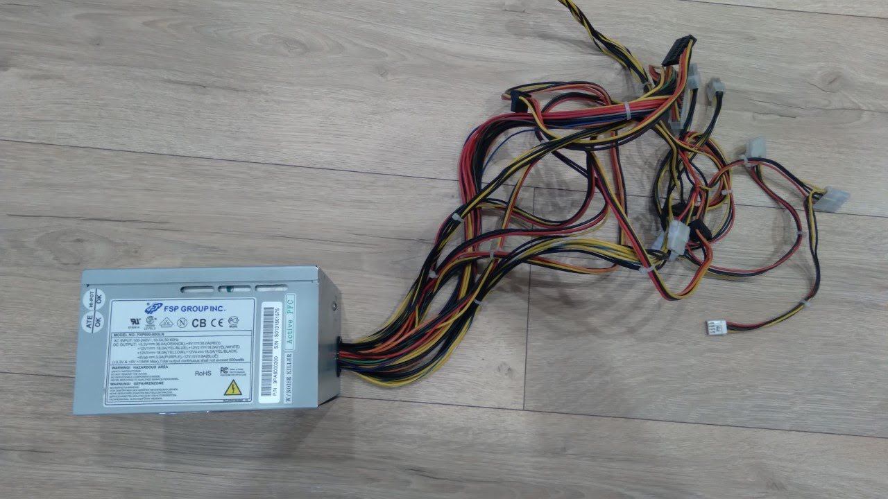 Обзор на блок питания FSP600-80GLN смотреть онлайн