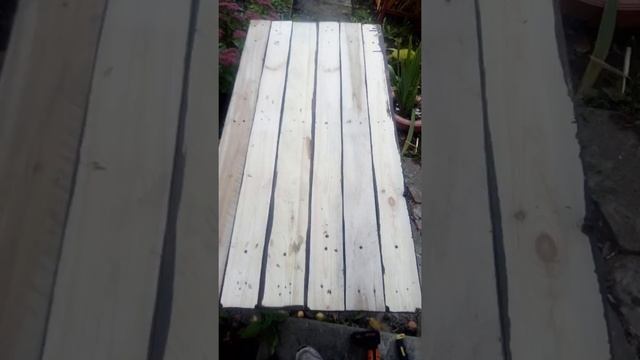 простой садовый стол своими руками смотреть онлайн