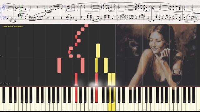 Утомлённое солнце (Танго) (Ноты и Видеоурок для фортепиано) (piano cover) смотреть онлайн