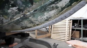 Ремонт форштевня Казанка 5 .