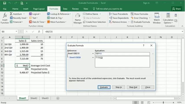Using Excel's Evaluate Formula Tool To Troublshoot Formulas смотреть онлайн