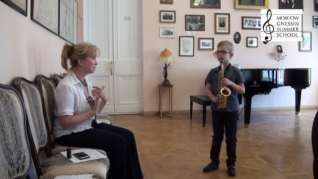 Master class of Alexandra Petrova (saxophone) смотреть онлайн