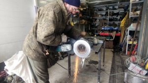 полноценное сцепление на минитрактор без токарных работ часть1