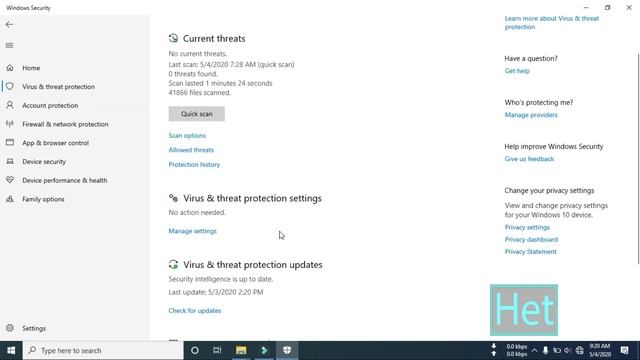 Tips Mengatasi File Berpotensi Virus Hilang terhapus di Windows 10 (Virus & Threat protection) смотреть онлайн
