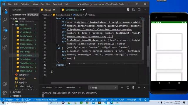 ScrollView in react native in Hindi | React native ScrollView смотреть онлайн