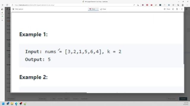 LeetCode 215 | Kth Largest Element in an Array | Arrays.sort | PQ | QuickSort | Java смотреть онлайн