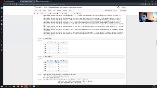 ML 9 - Scikit-Learn ile Rastgele Orman (Random Forests) смотреть онлайн