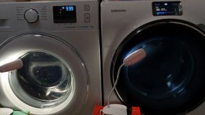 Samsung WW9000 v F500 - Spin race (Gone wrong)