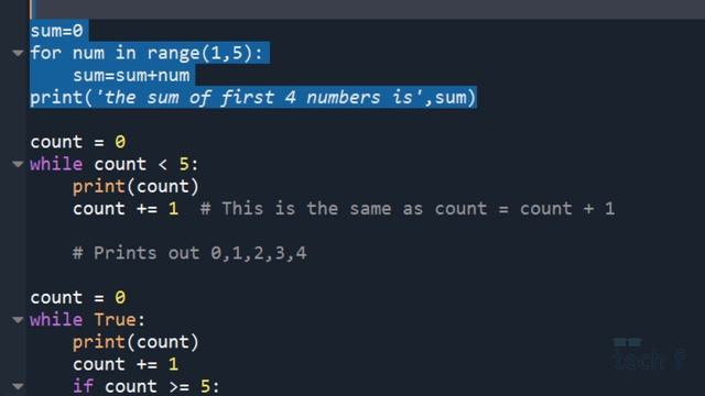 Python Programming|For loop|While loop|Break|Continue| смотреть онлайн