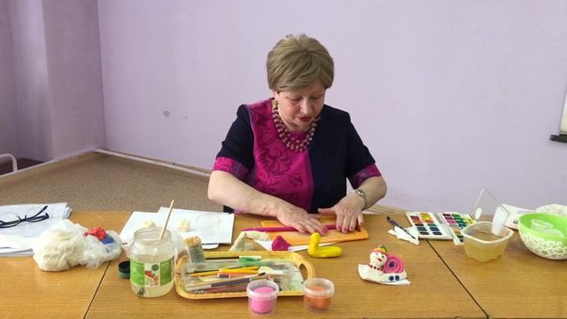 Лепка из теста Поделка  Улитка