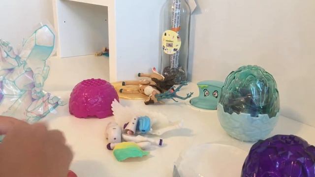 Crystal Creatures 3 Pack Unicorn Slime - Keo Rating 8/10 - Find And Create With Mix & Match Pieces!