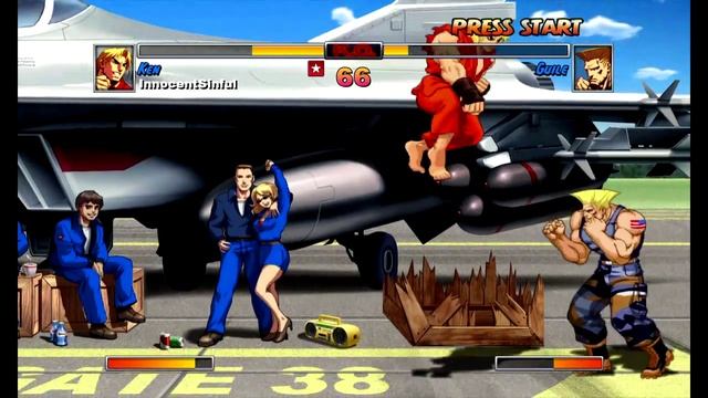 Super Street Fighter II Turbo HD Remix (Xbox Live Arcade) Arcade as Ken смотреть онлайн