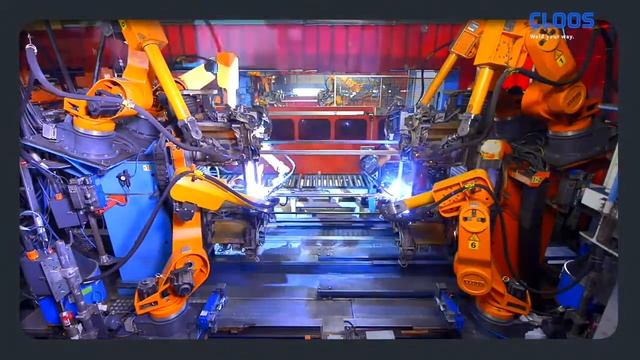 Оптимизация роботов CLOOS - повышение производительности сварки каркасов электрошкафов на 12% смотреть онлайн