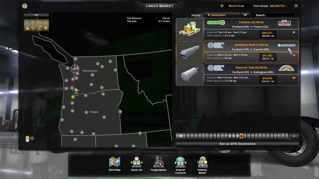 American Truck Simulator - STEEL WINGS - Washington Steam Achievement смотреть онлайн