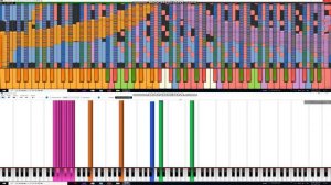 【Black MIDI】Tau «τ» the Song 6.28 Million Legit Run (Synthesia and PFA)