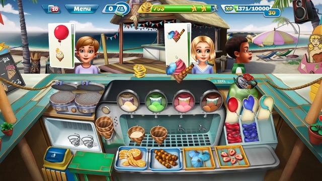 Cooking Fever-ICE CREAM BAR Level1-40