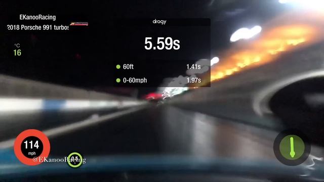 ES 850 991.2 Turbo S Runs 9.110 @241KM/H смотреть онлайн