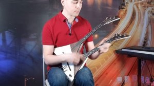 Электробалалайка в два грифа. Альт + прима.