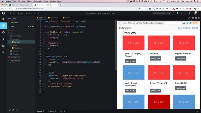 Tự học React 2018 - Bài 33 - Thực hành React (Part 3) - Add to cart смотреть онлайн
