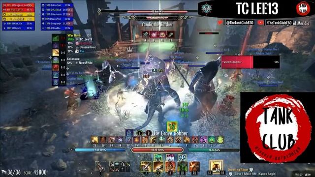 Kynes Aegis Hardmode Tank Guide - Boss 1 - Yandir The Butcher | Elder Scrolls Online | Greymoor