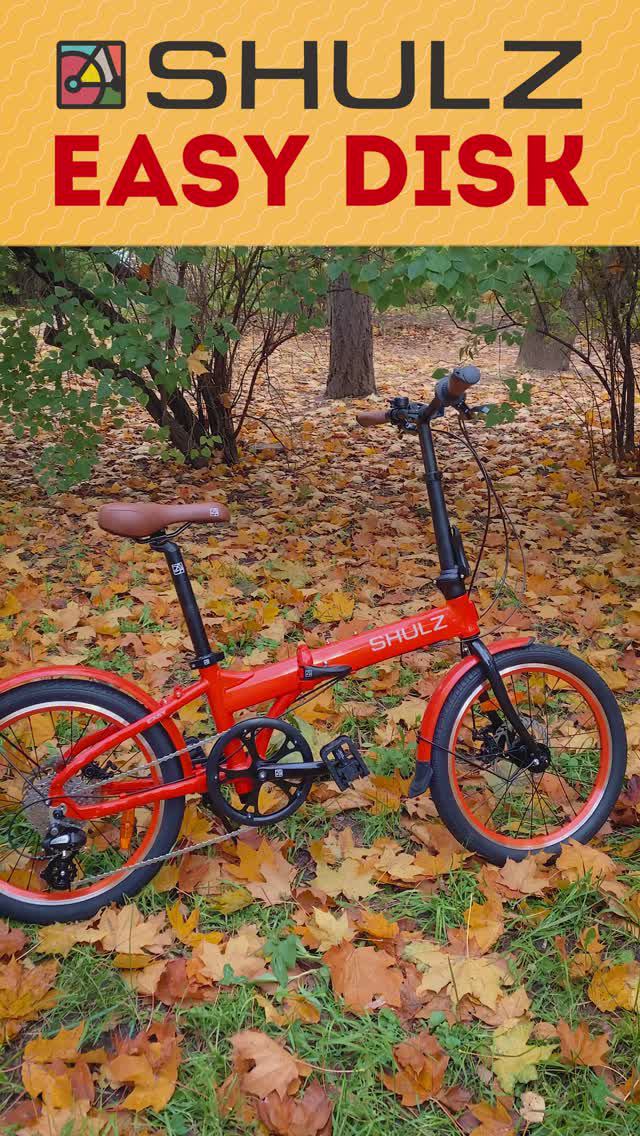 Складной велосипед Shulz Easy Disk (2024) на 20'' колесах, 8 скоростей, дисковые тормоза Вес 13,8 кг смотреть онлайн