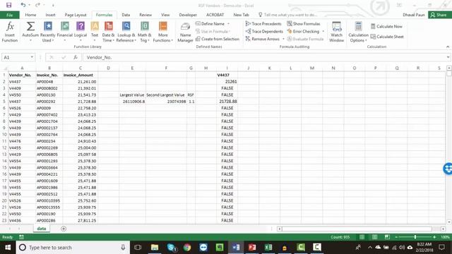 Relative Size Factor with Array Formula - Excel Case Study 001 смотреть онлайн