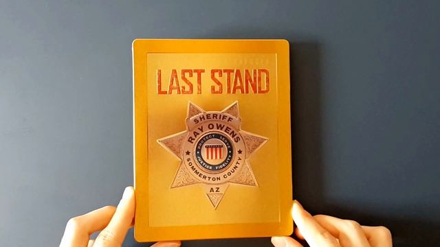 Распаковка Blu-ray Возвращение героя / The Last Stand Limited Steelbook unboxing смотреть онлайн