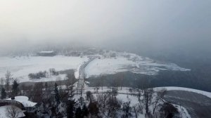 Зимний Иркутск с высоты птичьего полета