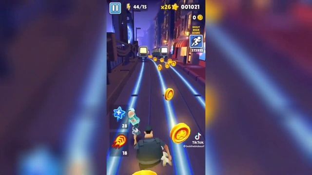 Повторяю трюки в Subway Surfers из Тик Тока ***Вау?*** смотреть онлайн