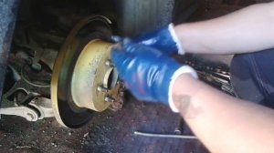 как снимается тормозной диск ниссан теана j32