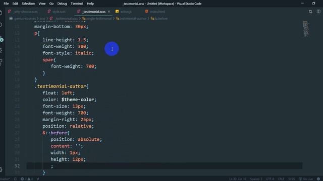 Genius Courses Themeforest PSD To HTML ( Testimonial area ) l Online Coder смотреть онлайн