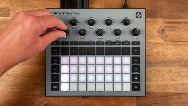 Novation Circuit Rhythm Sound Demo (no Talking)