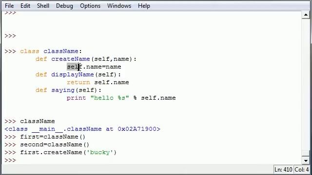 Python Programming Tutorial - 33 - Classes and Self смотреть онлайн