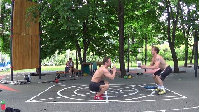 Кроссфит комплекс - Crossfit Workout Outdoors