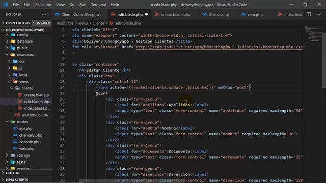 7. CRUD Laravel 8 - Actualizar registros смотреть онлайн