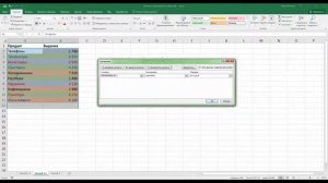 Фильтр и сортировка ячеек по цвету в Excel