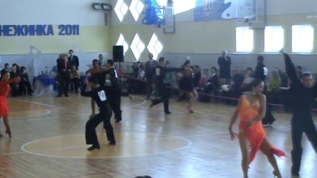 Витебская Снежинка 2011 видео, молодежь, латина, Джайв смотреть онлайн