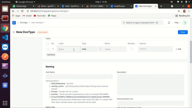 ERPNext/Frappe: Creating Doctypes In ERPNext And Frappe