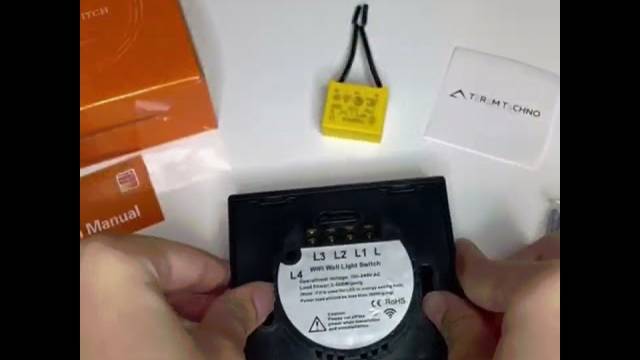 Умный выключатель с Алисой Яндекс Tuya WiFi RF433 тройной сенсорный УНИВЕРСАЛЬНЫЙ черный стеклянный смотреть онлайн