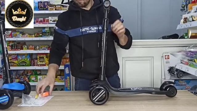 Детский самокат от 2 до 5 лет Danki M Power нагрузка до 50кг. Европейское качество. гарантия