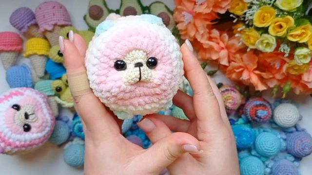 Много игрушек - брелочков. Мой новый мк. Отчет к 101 амигуруми. смотреть онлайн