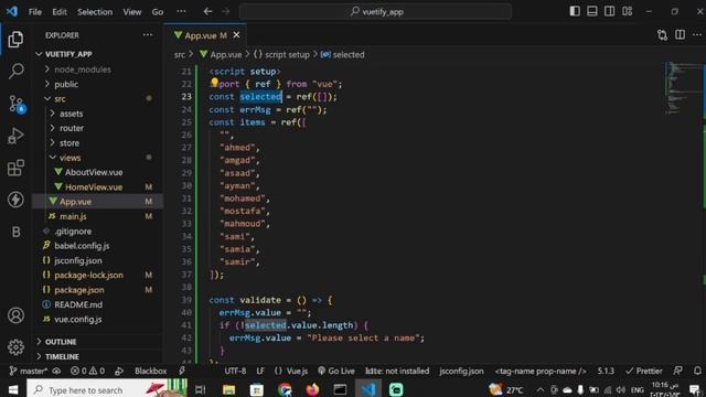 Learn Vuetify 3 In Arabic 2023 - 23- Select смотреть онлайн